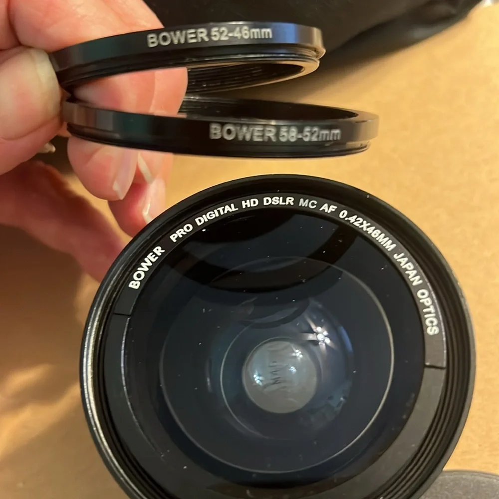 BOWER PRO DIGITAL HD DSLR MC AF 0.42X46mm lens